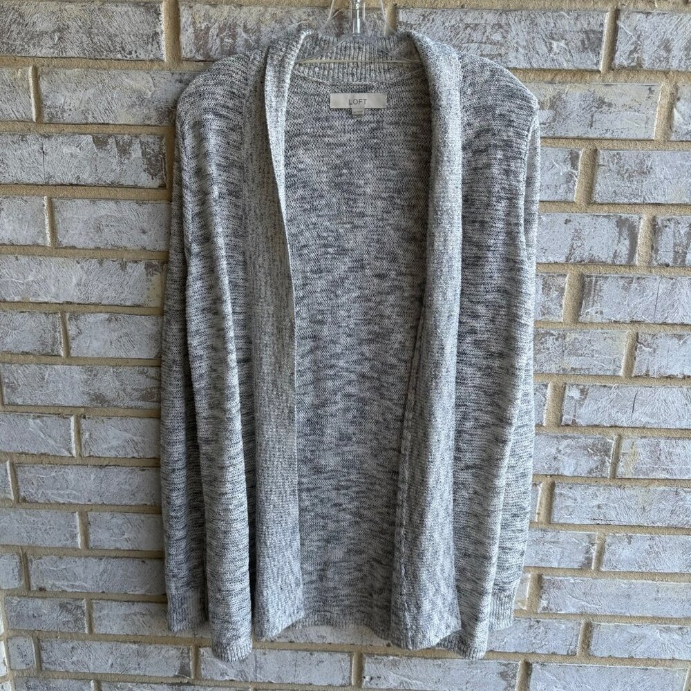 LOFT Long Sleeve Open Front Cardigan Sweater Women's Size M.